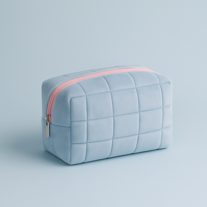 The Soft-Matte Velour Cosmetic Case