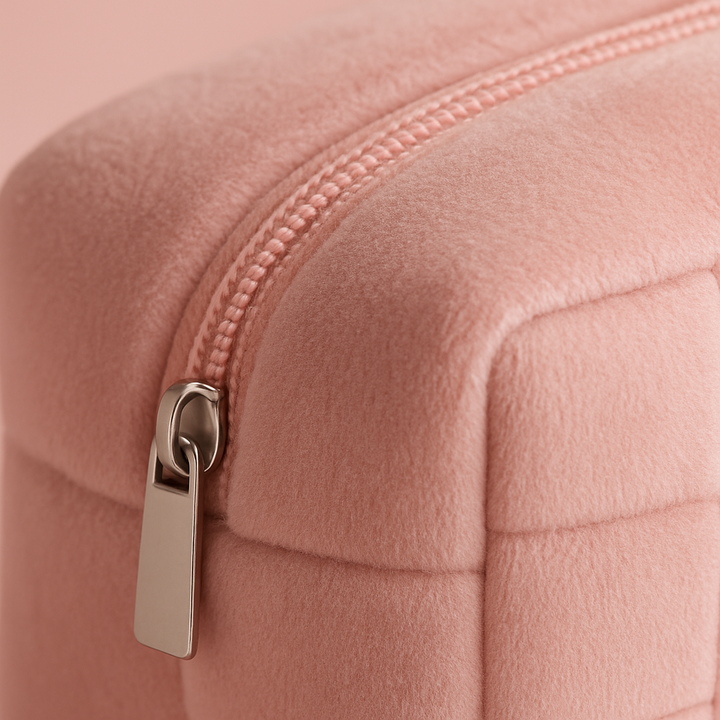 The Soft-Matte Velour Cosmetic Case