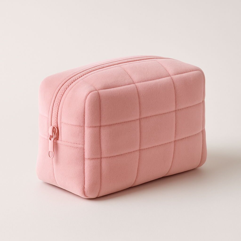 The Soft-Matte Velour Cosmetic Case