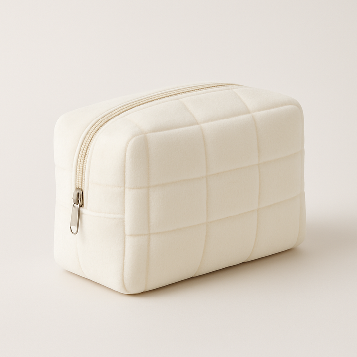 The Soft-Matte Velour Cosmetic Case