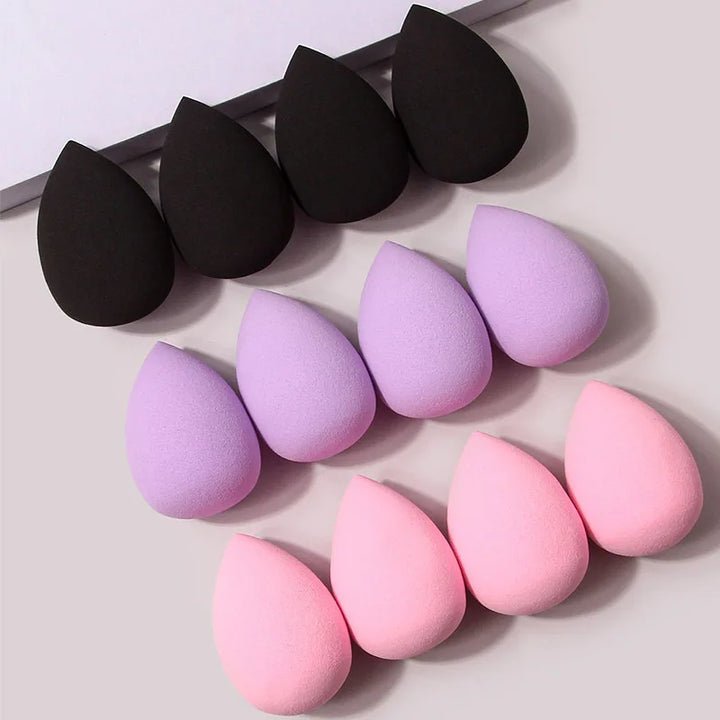 New 12pcs Sponge for Makeup Kit Makeup Blender Set Foundation Sponge Beauty Blenders Sponges Women Make Up Accessories HZFP03