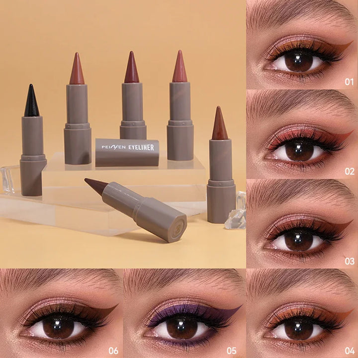 PNF Waterproof Eyeliner Pen - Matte Finish, Quick-Dry, Single-Tip Intense Pigment, Travel-Friendly