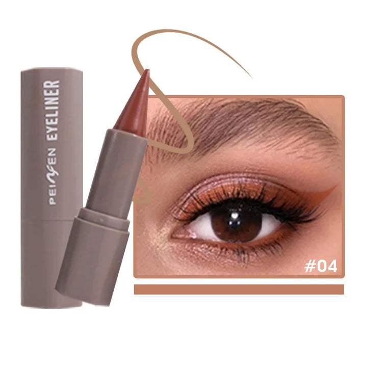 PNF Waterproof Eyeliner Pen - Matte Finish, Quick-Dry, Single-Tip Intense Pigment, Travel-Friendly