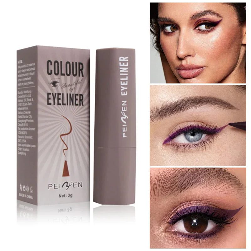 PNF Waterproof Eyeliner Pen - Matte Finish, Quick-Dry, Single-Tip Intense Pigment, Travel-Friendly