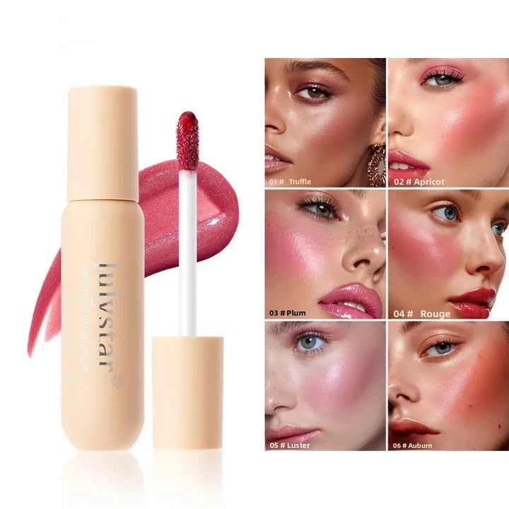 liquid blush, long-lasting liquid blush, high pigmented color, create a soft, moist surface, Sheer For It blush, multipurpose