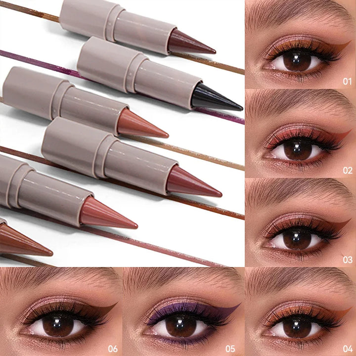 PNF Waterproof Eyeliner Pen - Matte Finish, Quick-Dry, Single-Tip Intense Pigment, Travel-Friendly