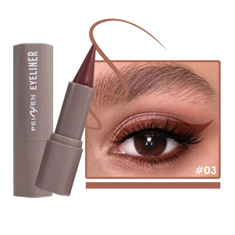 PNF Waterproof Eyeliner Pen - Matte Finish, Quick-Dry, Single-Tip Intense Pigment, Travel-Friendly