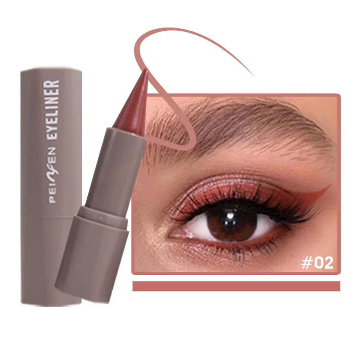 PNF Waterproof Eyeliner Pen - Matte Finish, Quick-Dry, Single-Tip Intense Pigment, Travel-Friendly