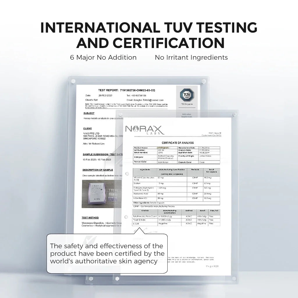 Anti-Wrinkle Ampoule Serum with Retinol & Peptides – Anti-Aging, Brightening, Firming & Hydrating Single-Use Essence