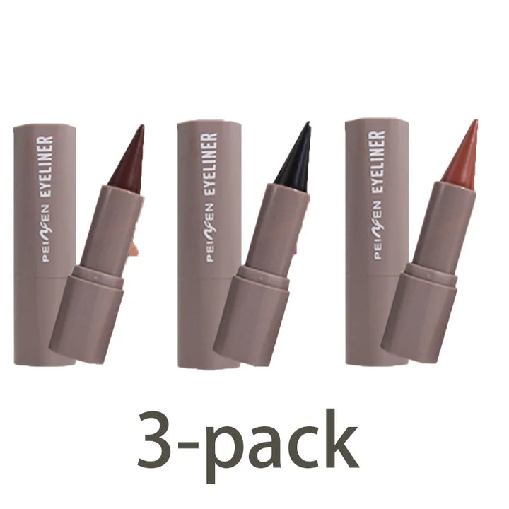 PNF Waterproof Eyeliner Pen - Matte Finish, Quick-Dry, Single-Tip Intense Pigment, Travel-Friendly